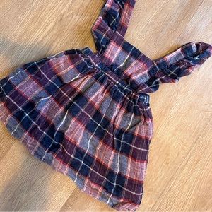 2-3 Zara Plaid Pinafore Dress